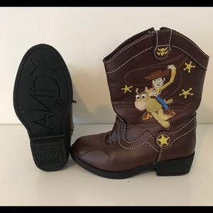 Toddler size 8 Toy Story Woody Boots